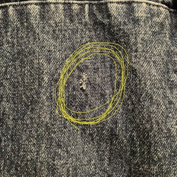 Vintage 80s Ralph Lauren Polo Denim Jacket Red Lining USA Mens Large L Bomber - Picture 13 of 16